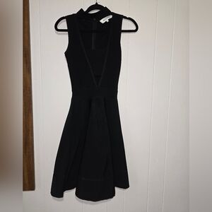 Elliatt Black choker neck peekaboo sleeveless dress Size XS